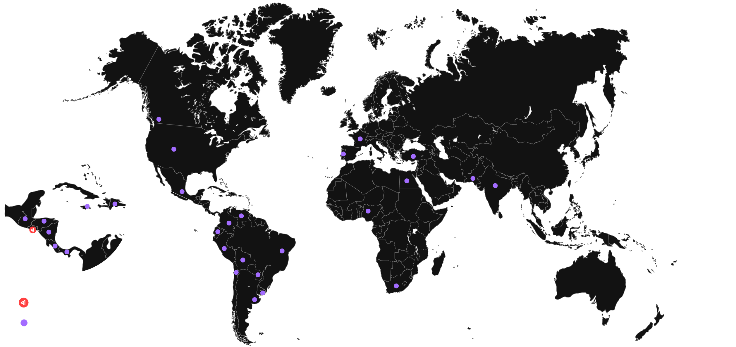 Applaudo talent global map